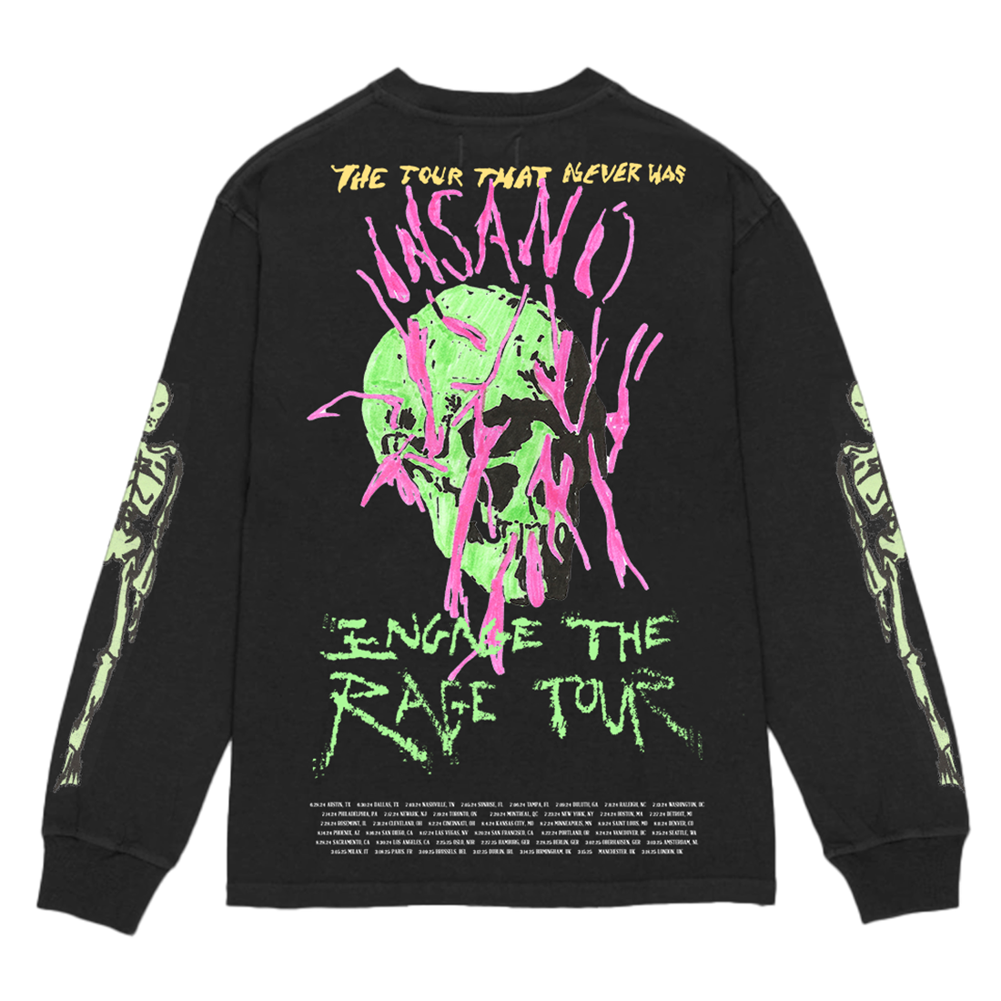 Kid Cudi - The Tour That Never Was Skeleton Long Sleeve
