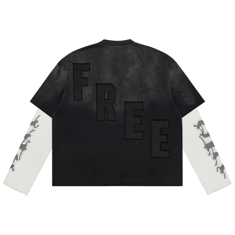 Kid Cudi - FREE CUTOUT LAYER THERMAL TEE
